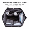 Sac à dos à grande capacité sac à dos avec design anti-vol, 15 poches avec matelas à langer (HCDP0059)